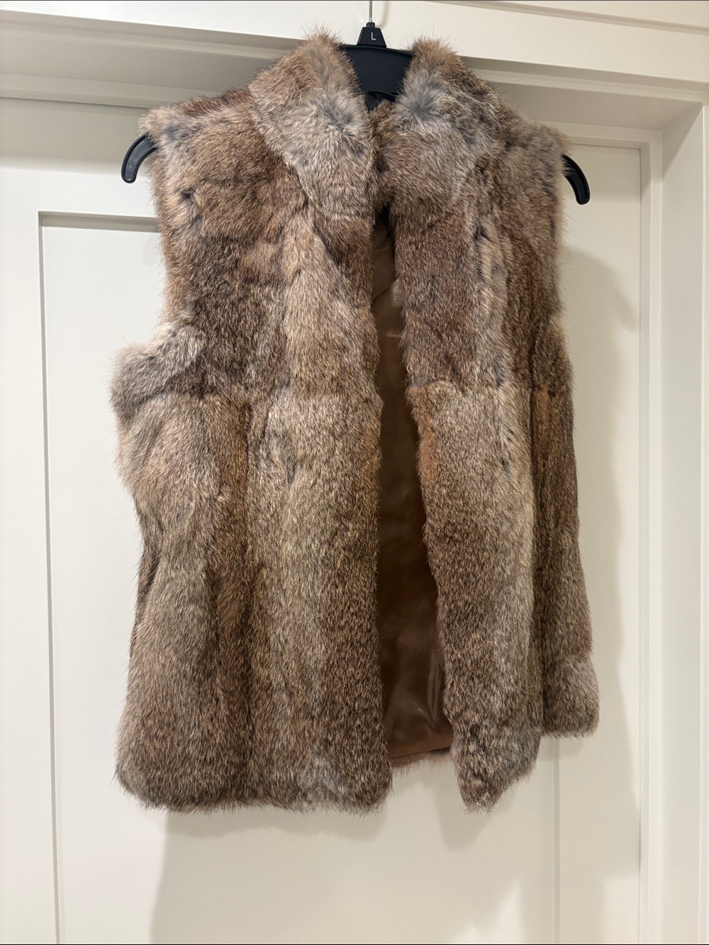 Michael Kors Brown Faux Fur-Lined Jacket